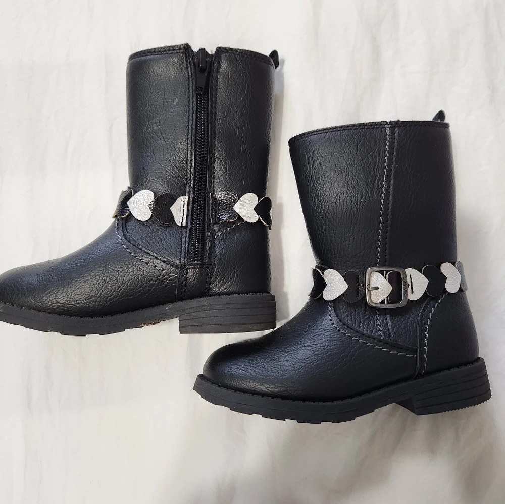 Carters Black Boots - Picture 2 of 3